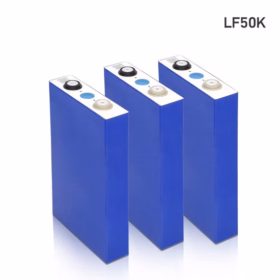 Перезаряжаемые литий-ионные аккумуляторные батареи LiFePO4 3,2 В, 50 Ач с высокой емкостью и длительным сроком службы.